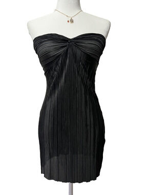 blue glitter metallic tie back bodycon dress NocturnalAbstract.com